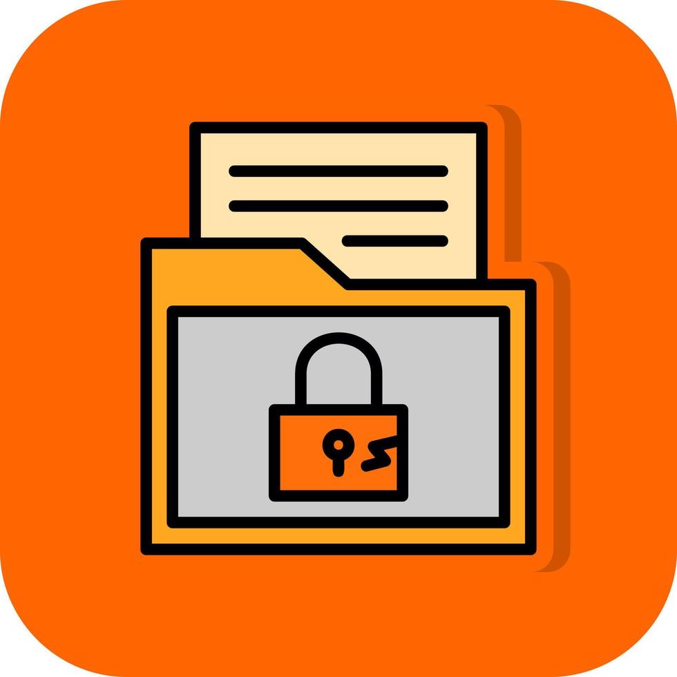 Personal Data Breach Vector Icon Design