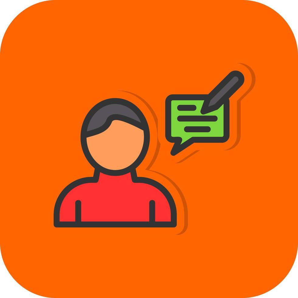 Feedback Vector Icon Design