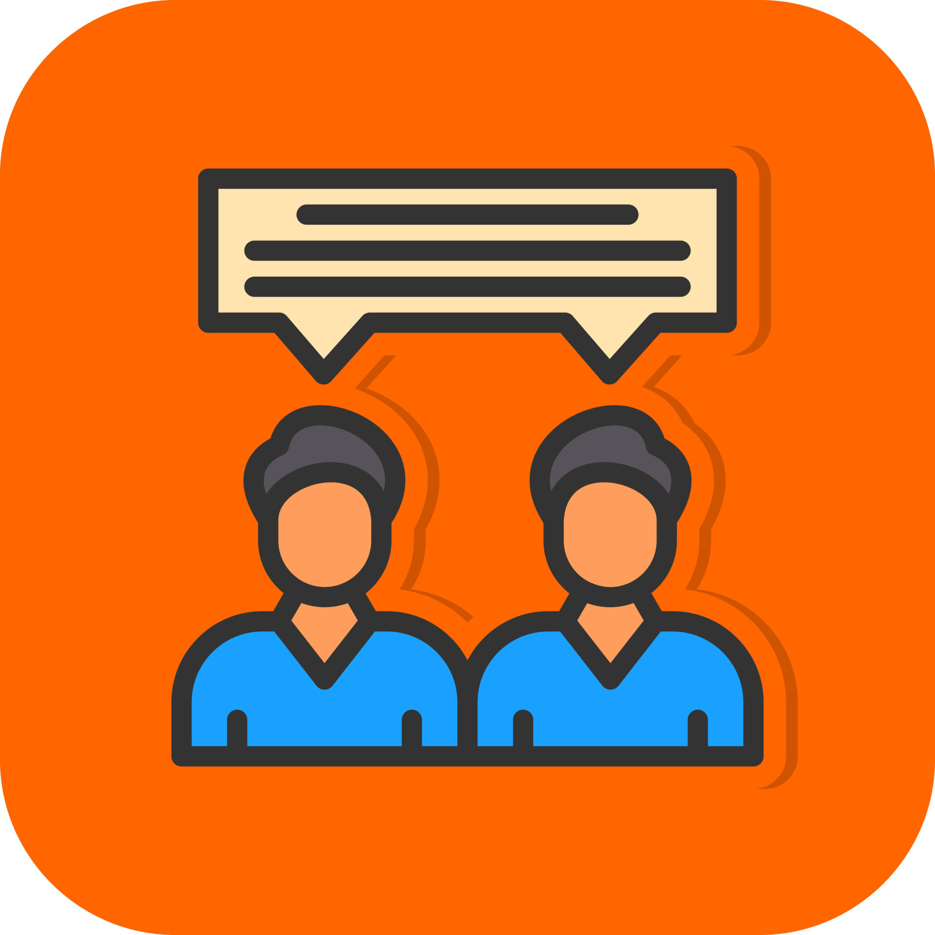 Face To Face Vector Icon Design 20771588 Vector Art at Vecteezy