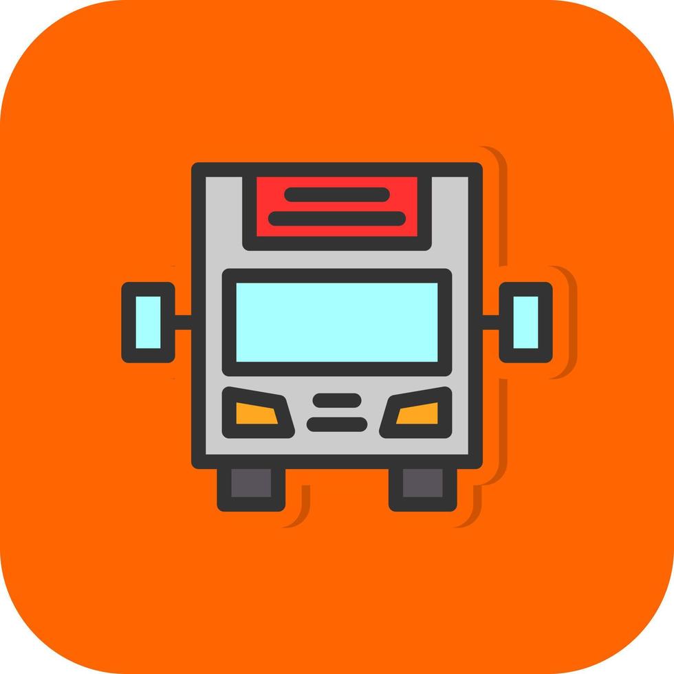 Bus Display Vector Icon Design