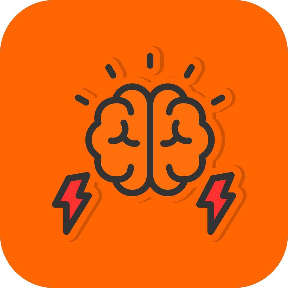 Brain Power Vector Icon Design