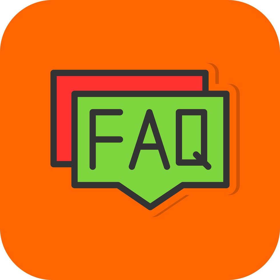 Faq Vector Icon Design