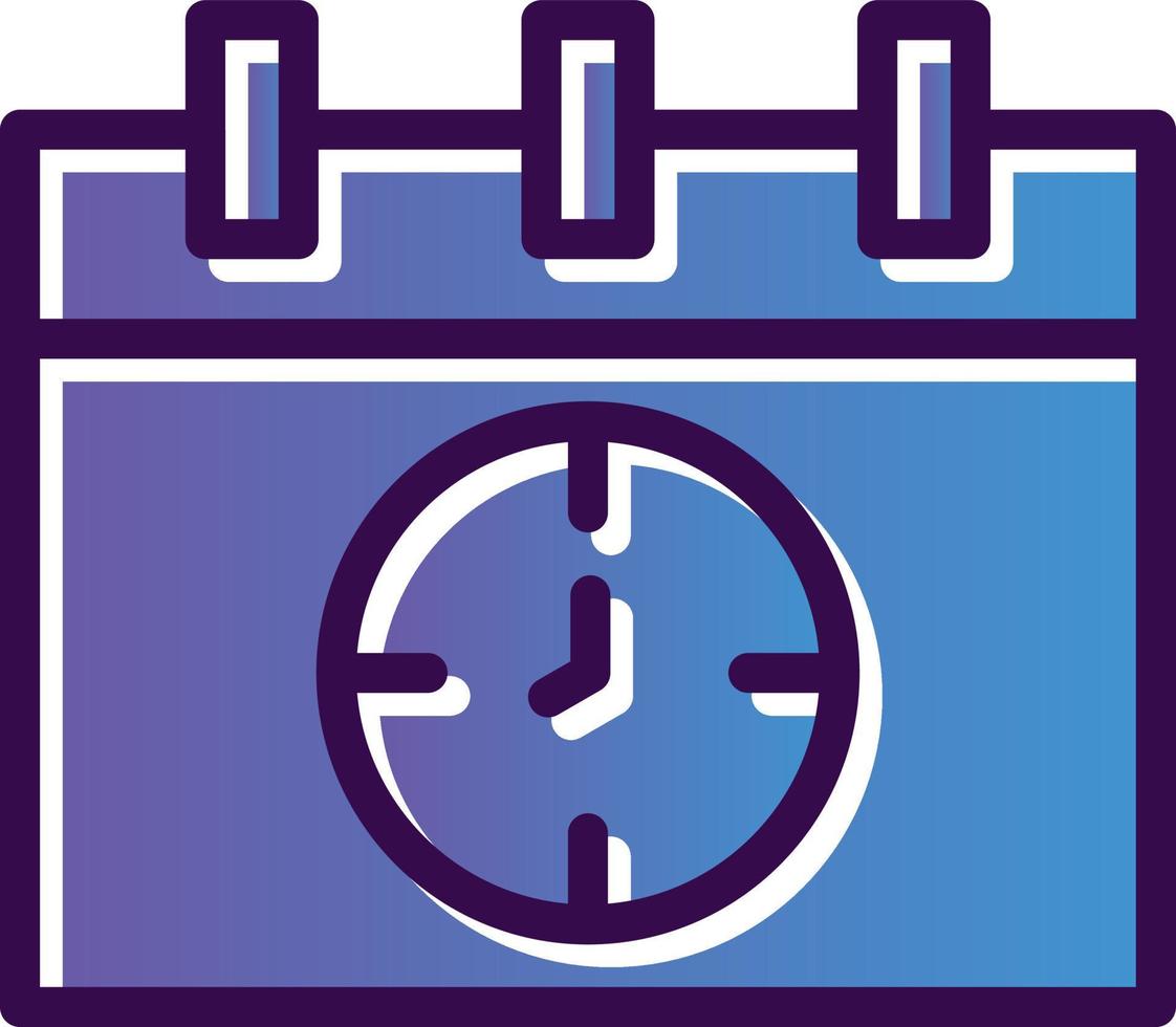 Deadline Vector Icon Design