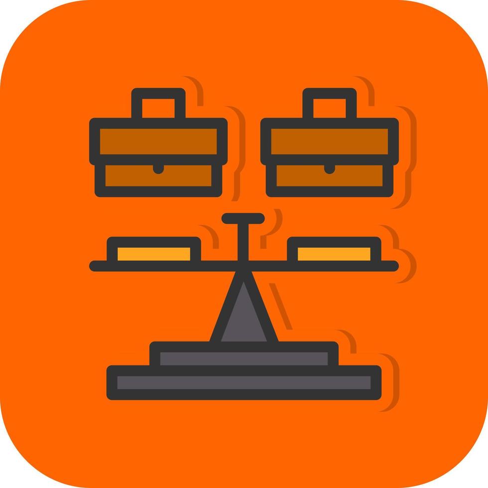 Counterbalance Vector Icon Design