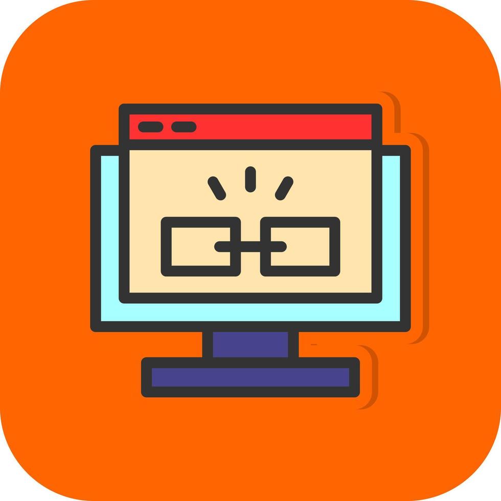 Hyperlink Vector Icon Design