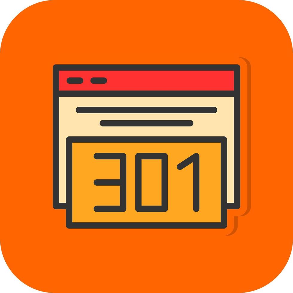 301 Redirect Vector Icon Design