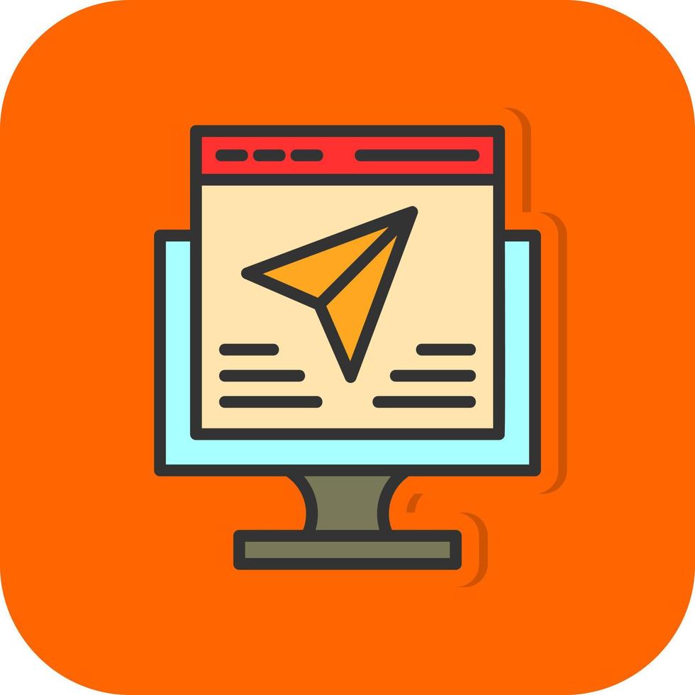 Landing Page Vector Icon Design