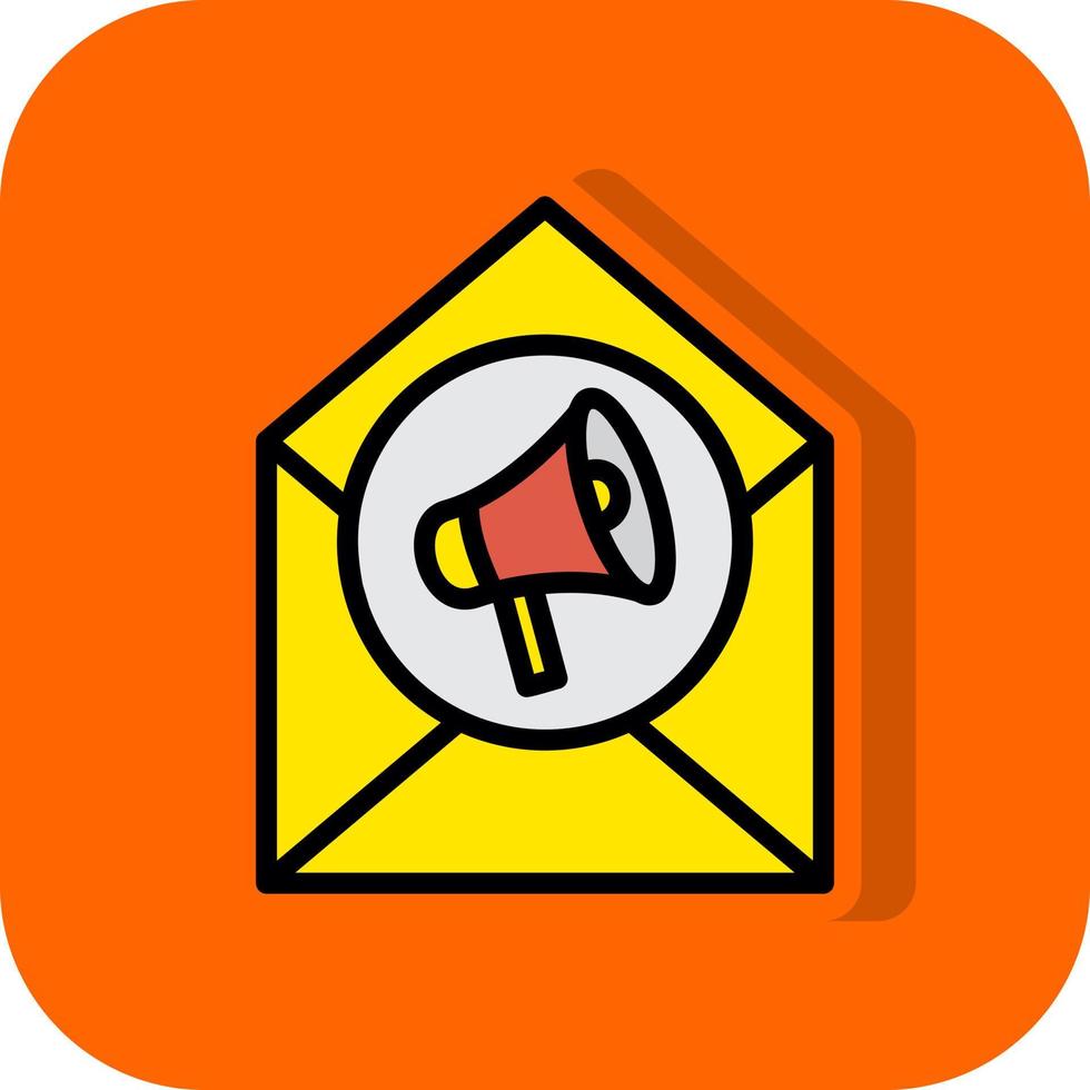 Email Marketing Vector Icon Design
