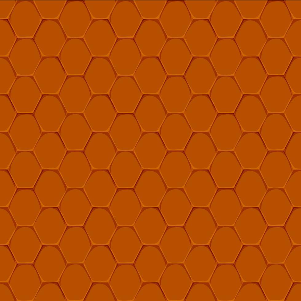 Orange roof tile texture seamless vector pattern