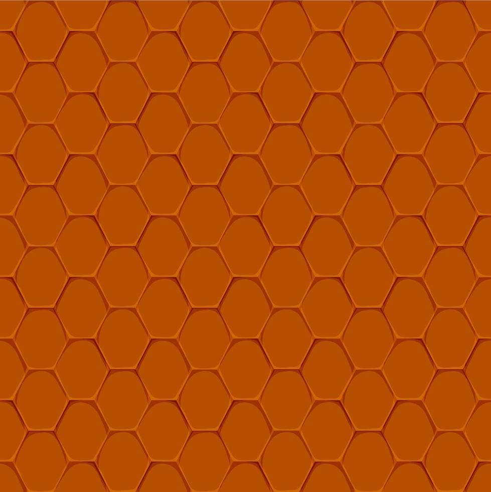 Orange roof tile texture seamless vector pattern