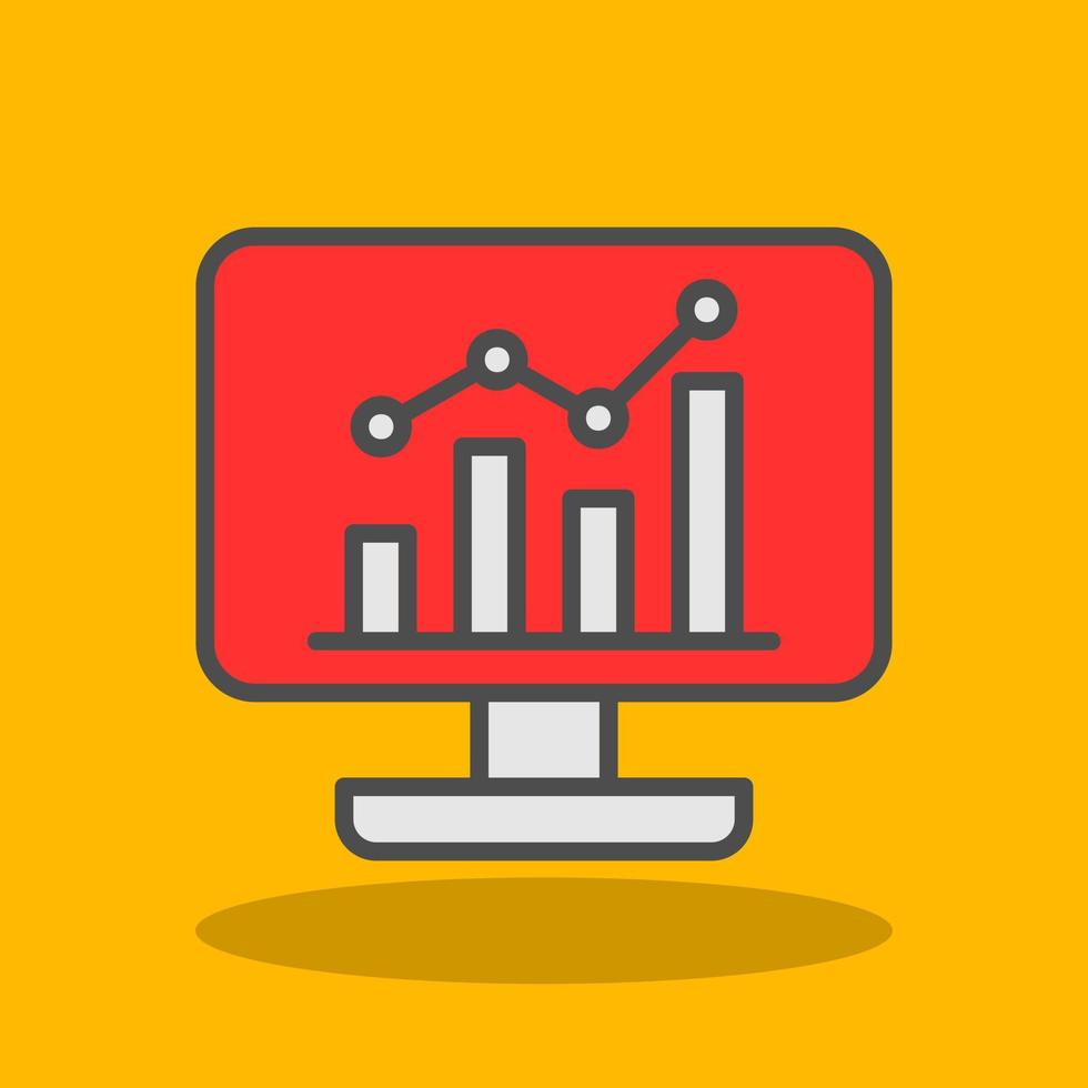 Analytics Vector Icon Design