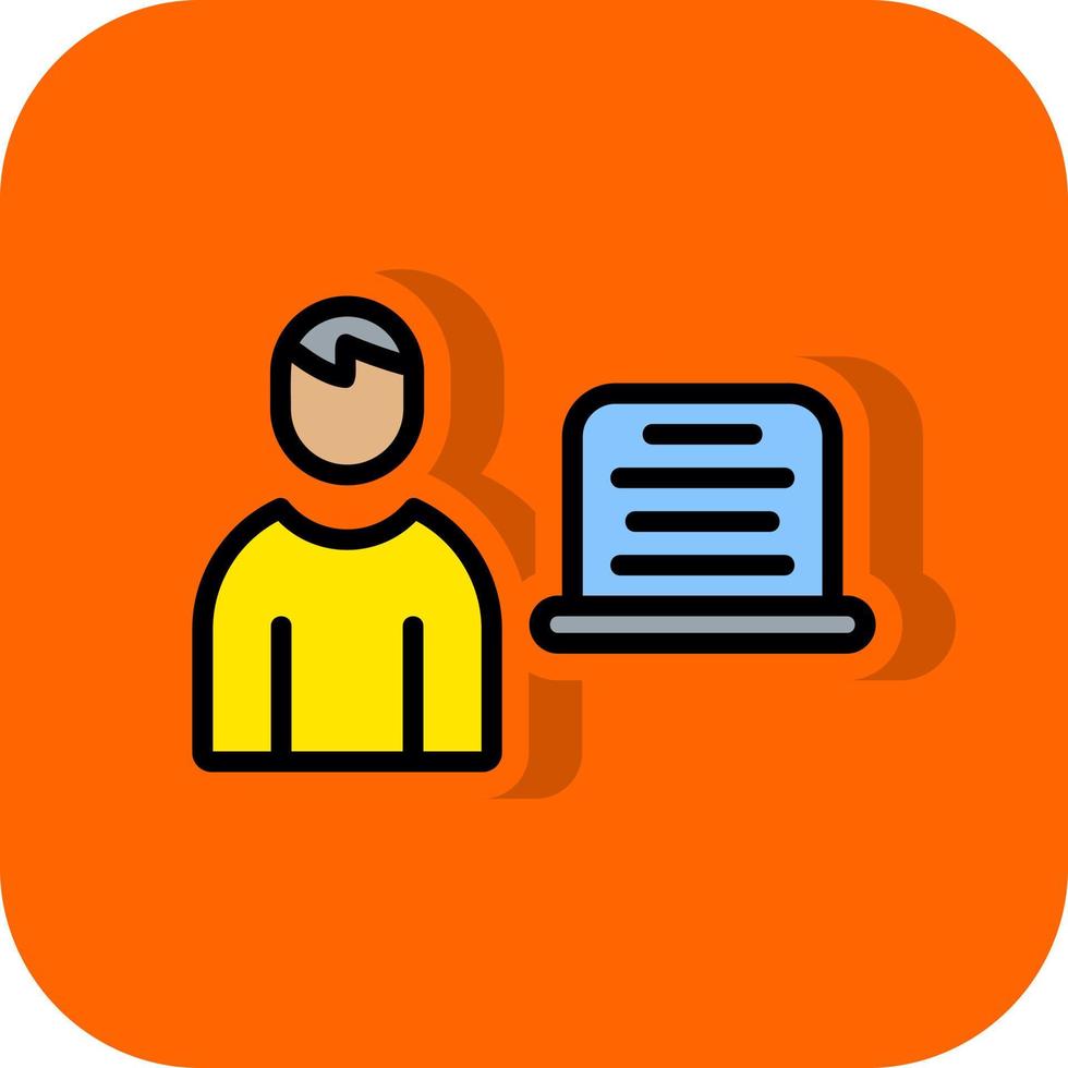 Programmer Vector Icon Design