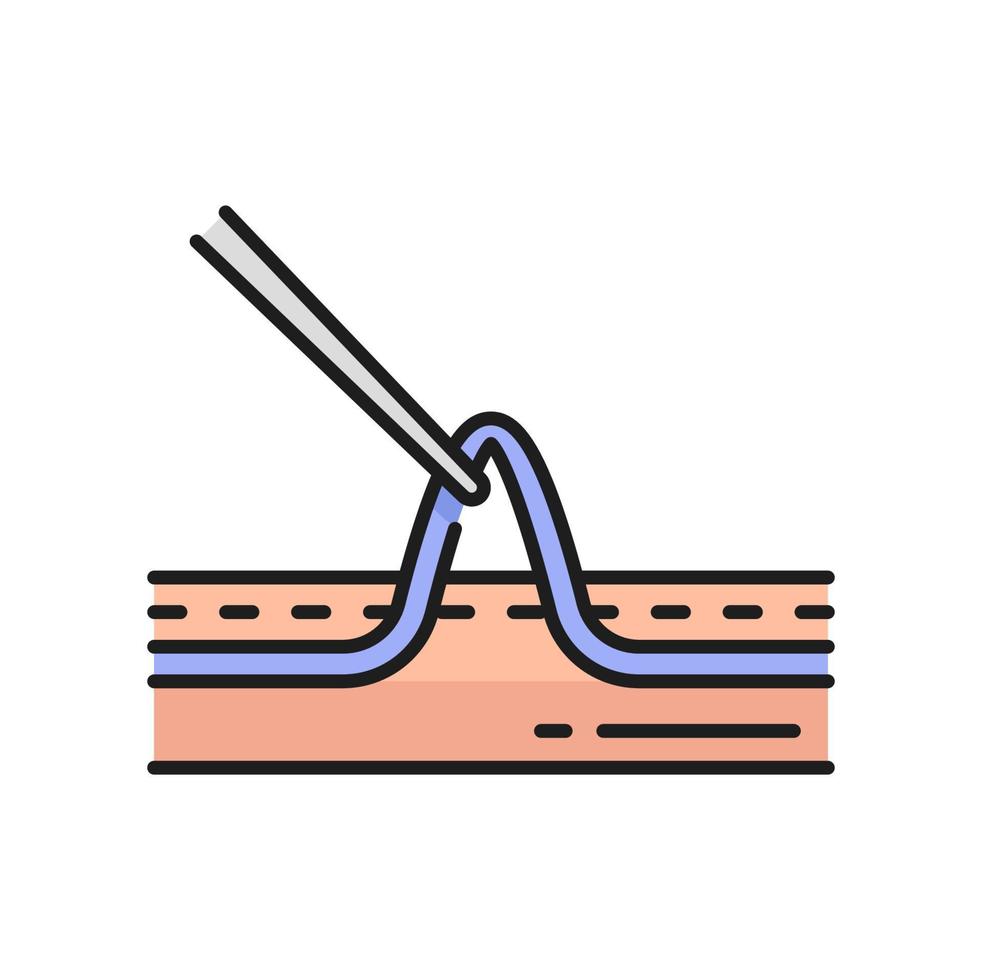 Varicose and spider veins, sclerotherapy surgery vector