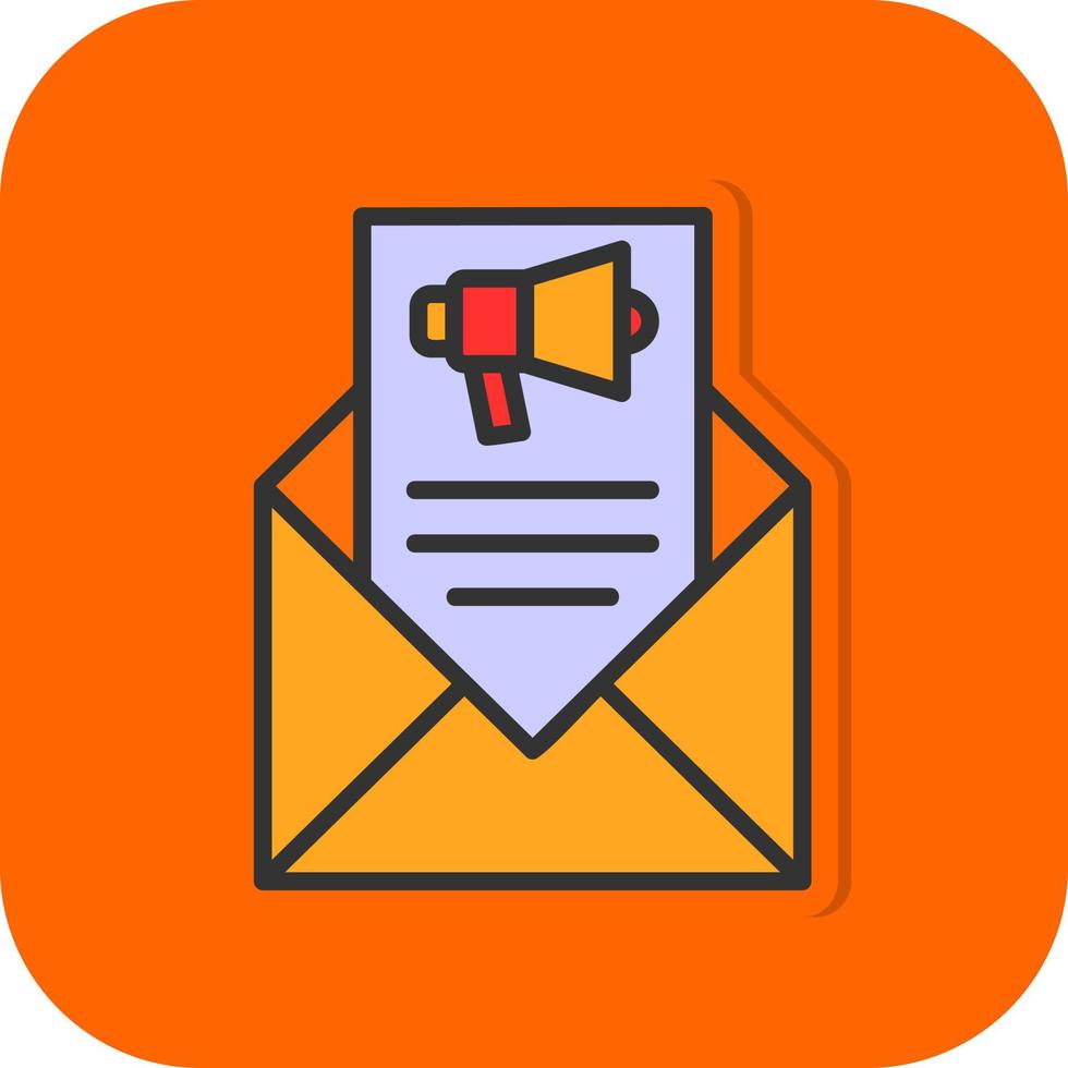 Email Marketing Vector Icon Design