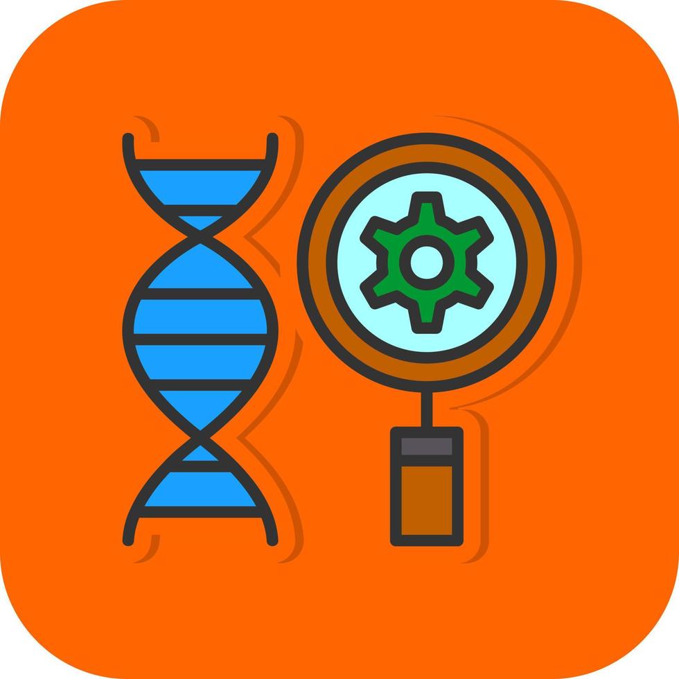 Genetic Finding Vector Icon Design