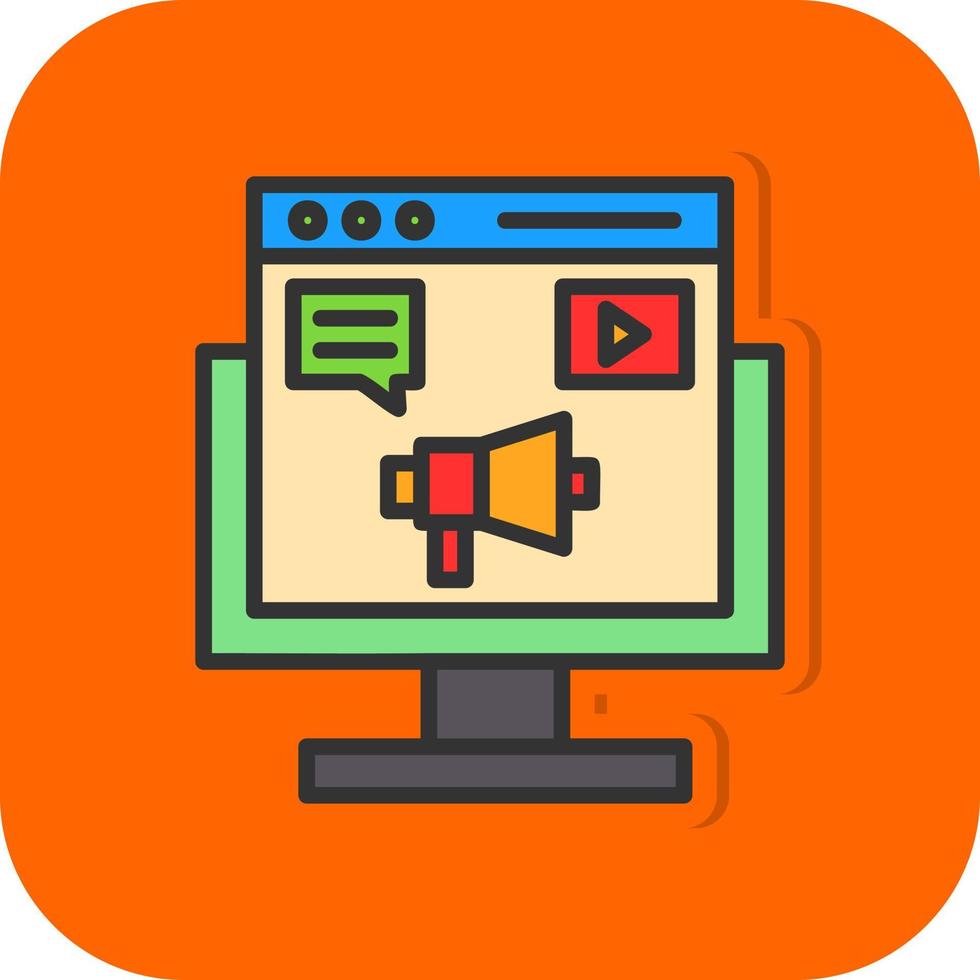 Digital Marketing Vector Icon Design