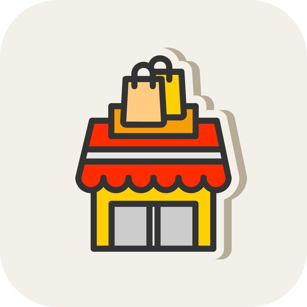 Market Vector Icon Design