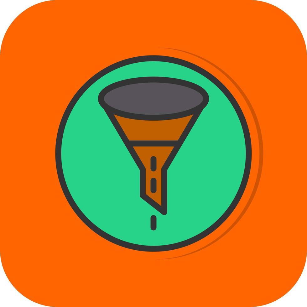 Funnel Vector Icon Design