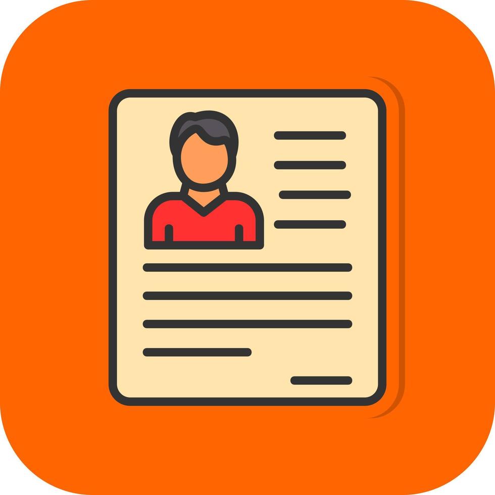 CV Vector Icon Design