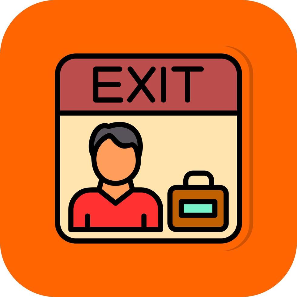 Exit Interview Vector Icon Design