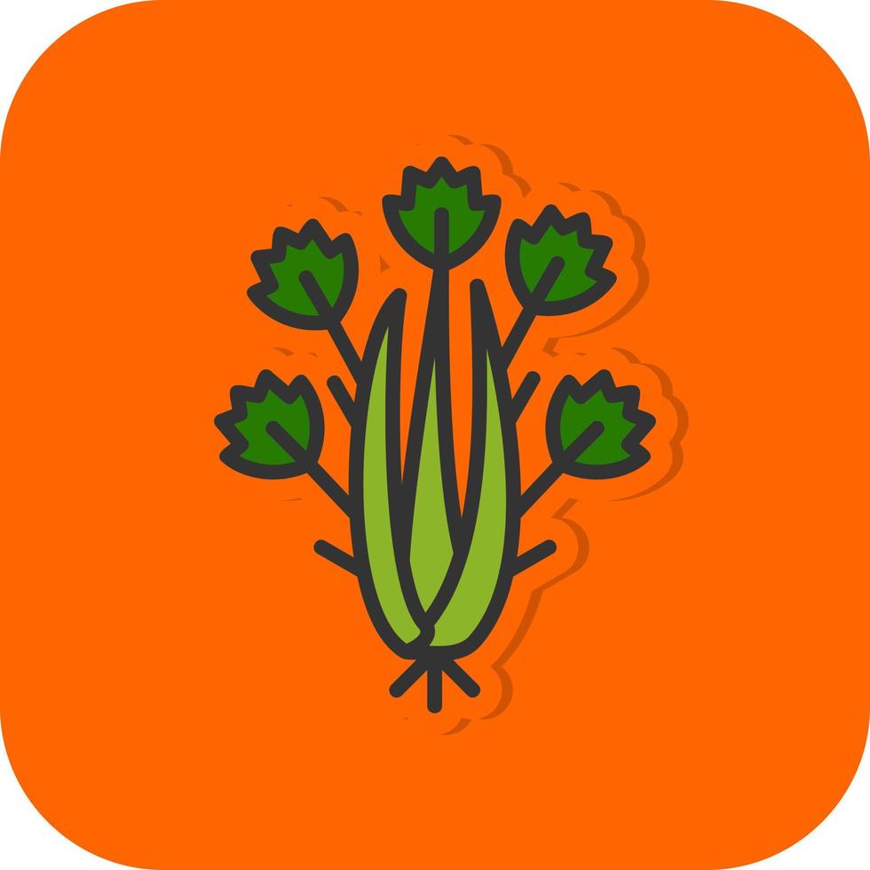 Celery Vector Icon Design