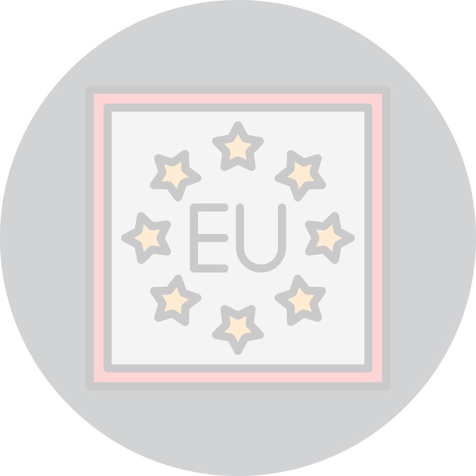 Eu Vector Icon Design