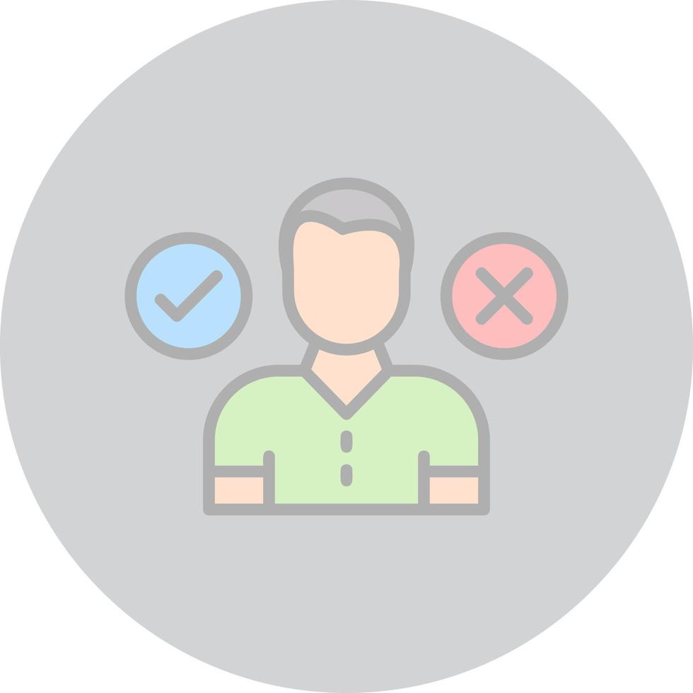 Decision Making Vector Icon Design