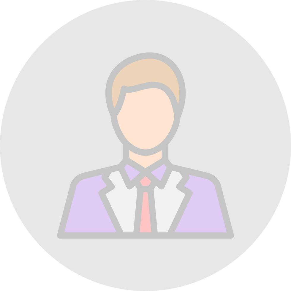 Actor Vector Icon Design