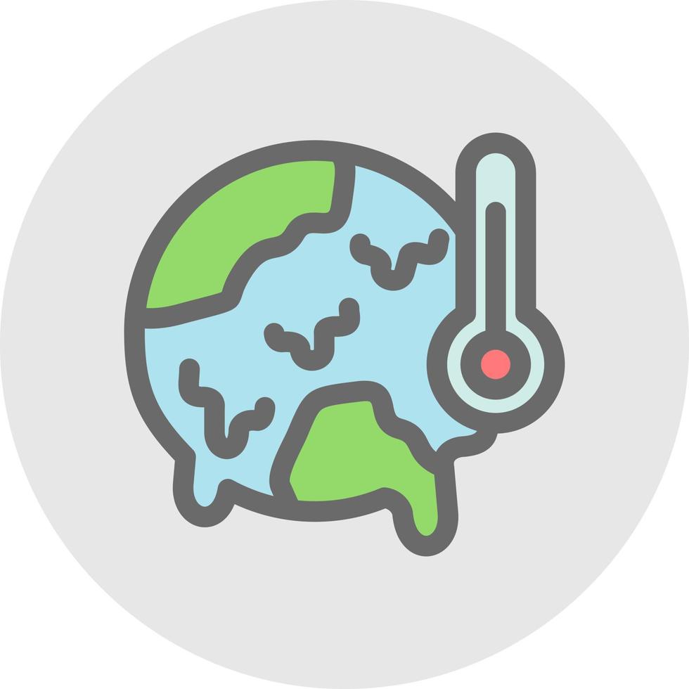 diseño de icono de vector de cambio climático