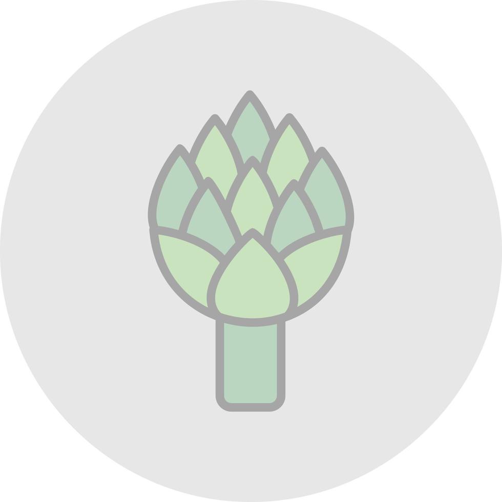 Artichoke Vector Icon Design