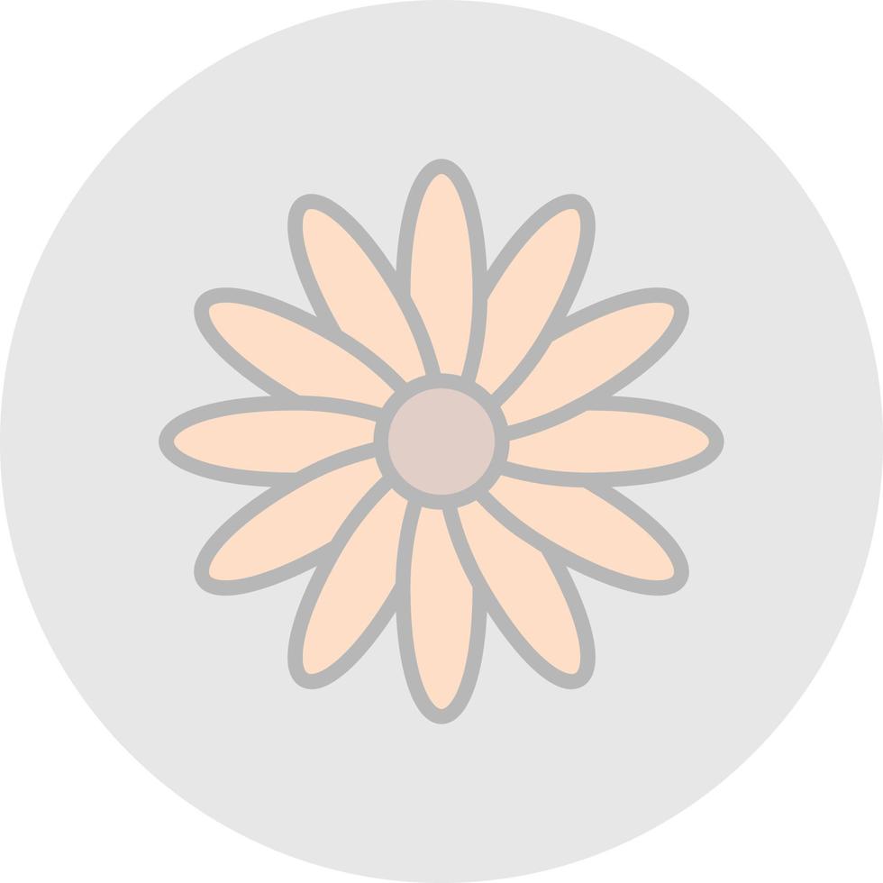 Calendula Vector Icon Design