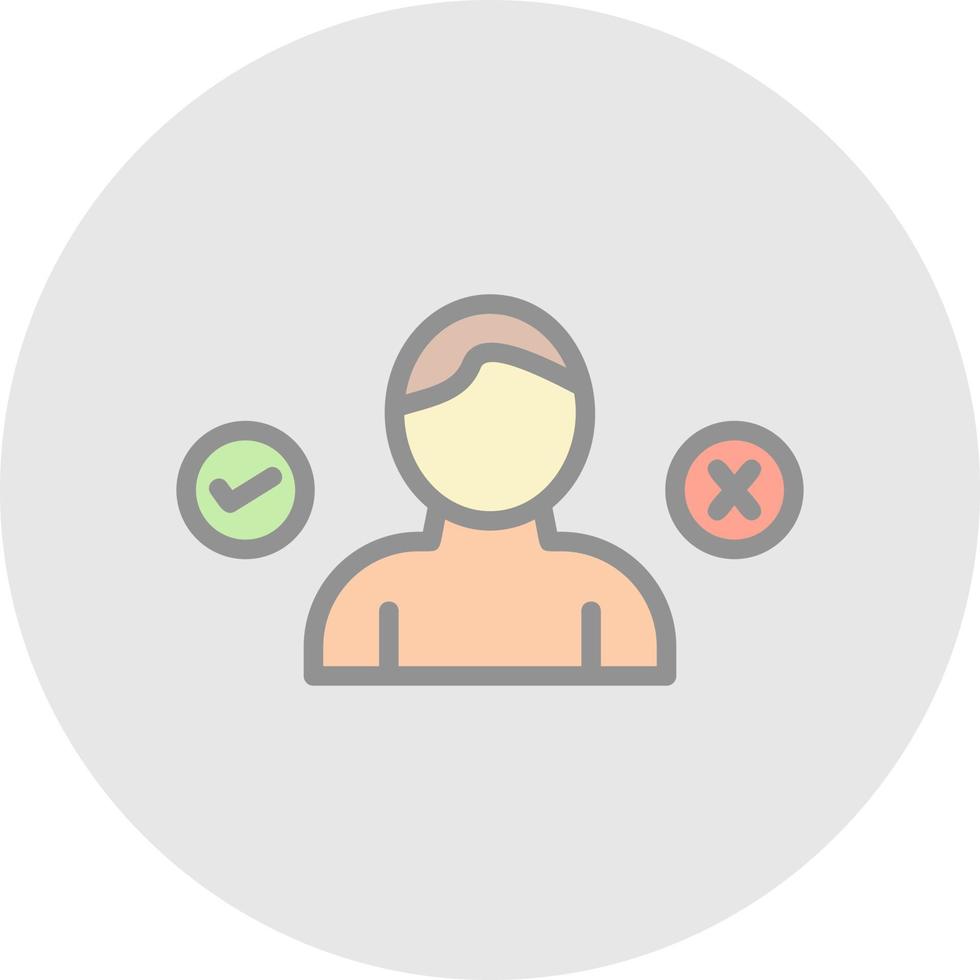 Decision Making Vector Icon Design