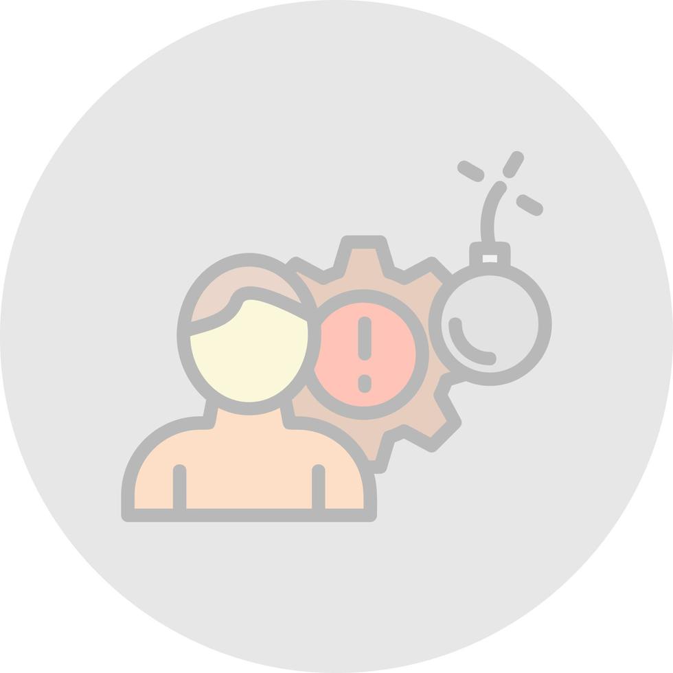 Catastrophe Vector Icon Design