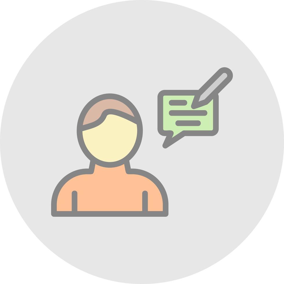 Feedback Vector Icon Design