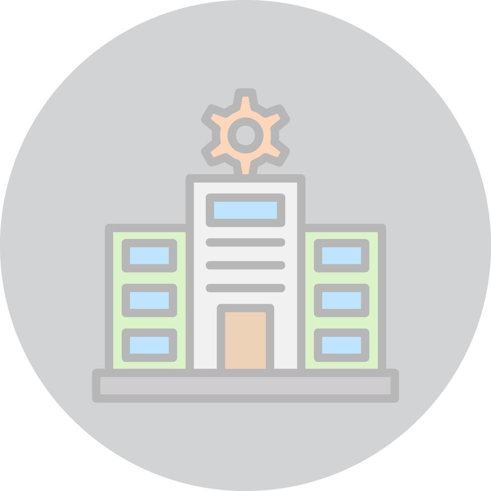 Main Establishment Vector Icon Design