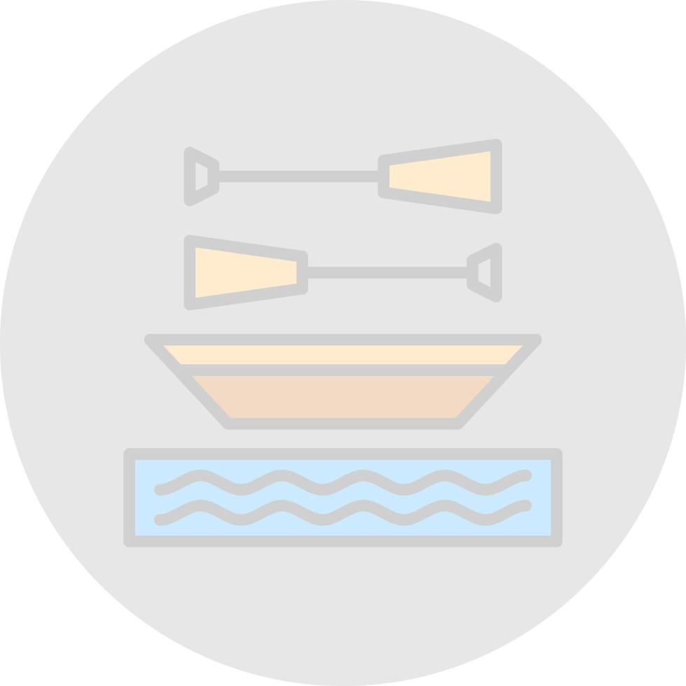 Rowing Vector Icon Design