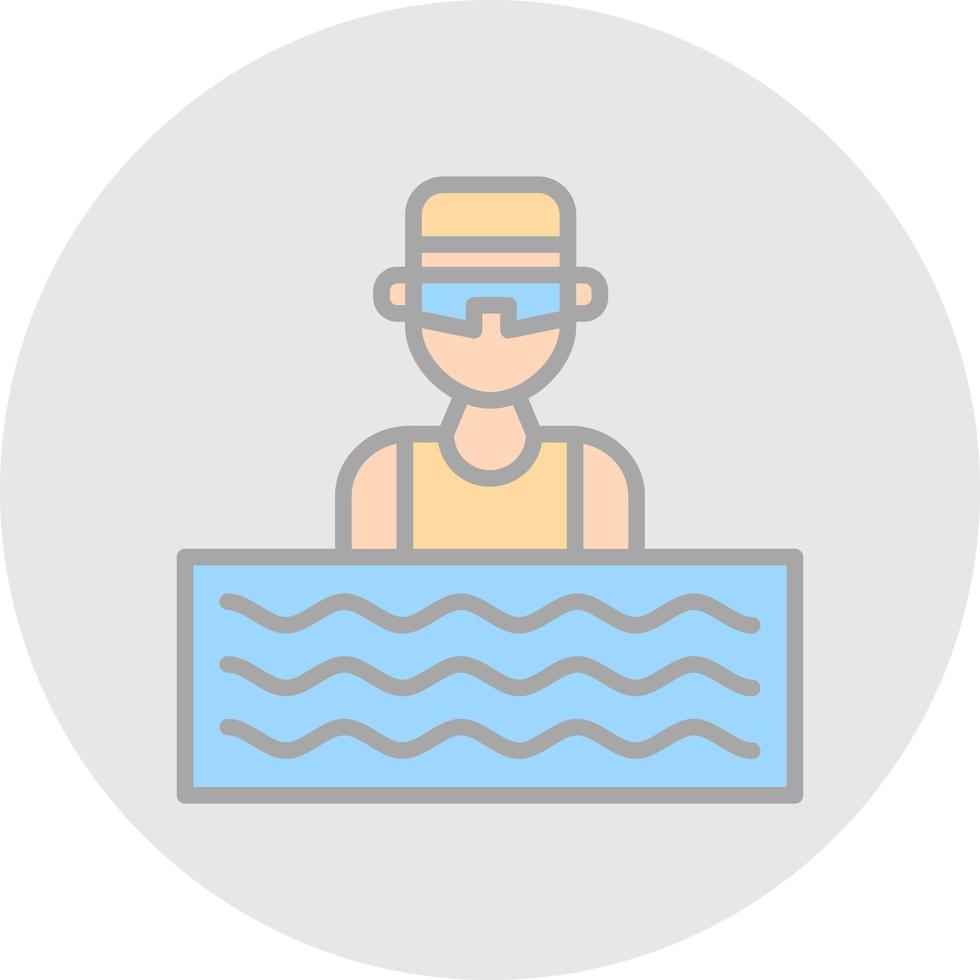 Aquathlon Vector Icon Design