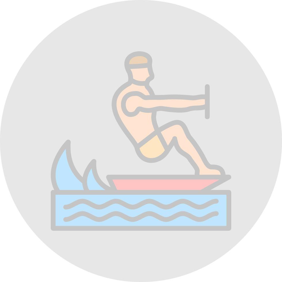 diseño de icono de vector de surf