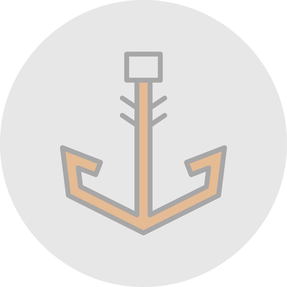 Anchor Vector Icon Design