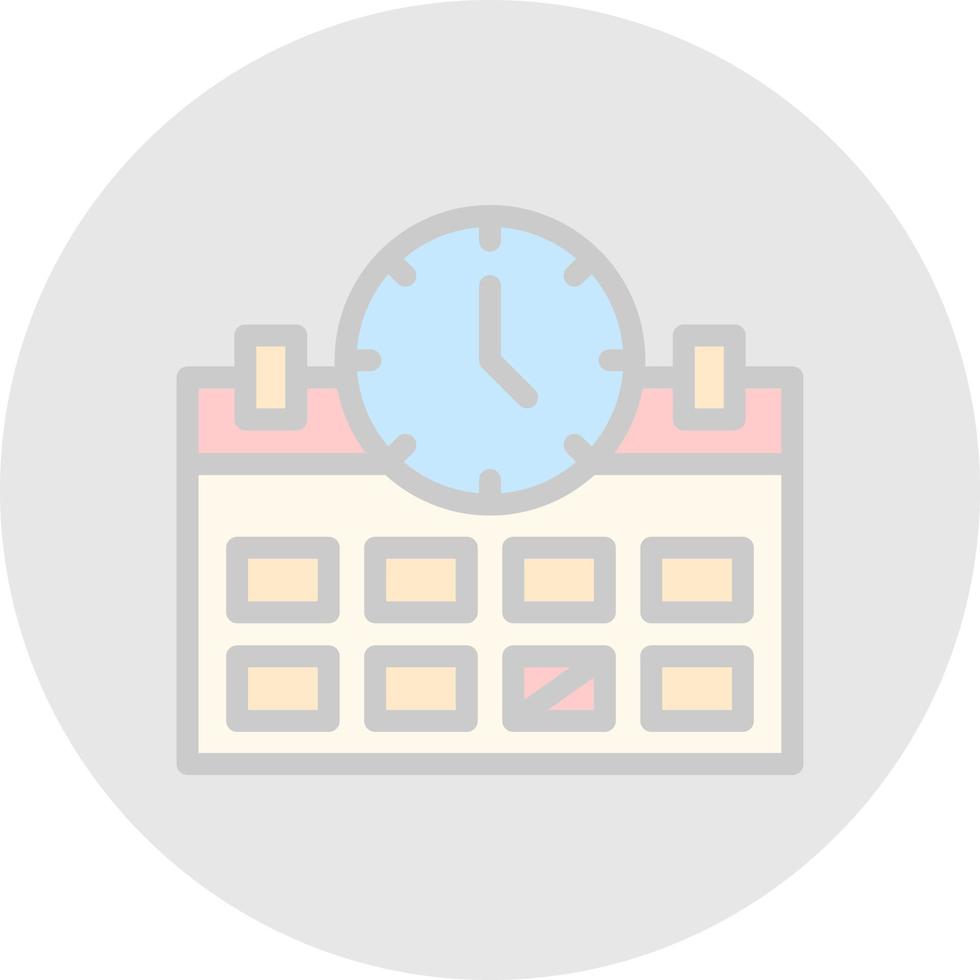Deadline Vector Icon Design