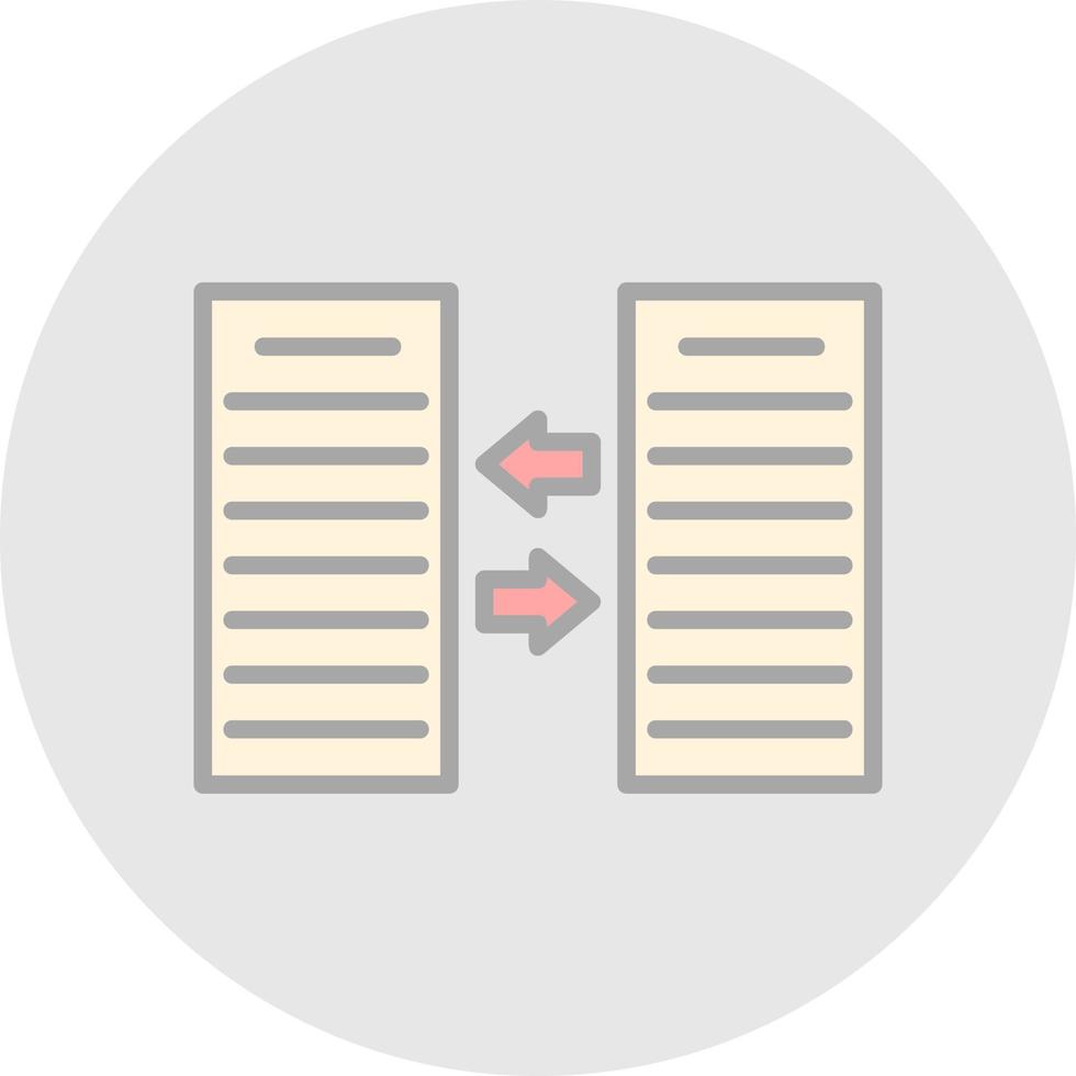Files Exchange Vector Icon Design
