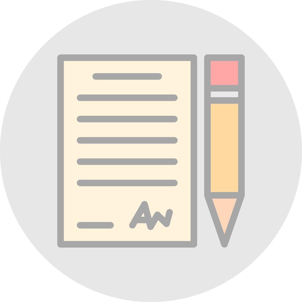 Contract Vector Icon Design