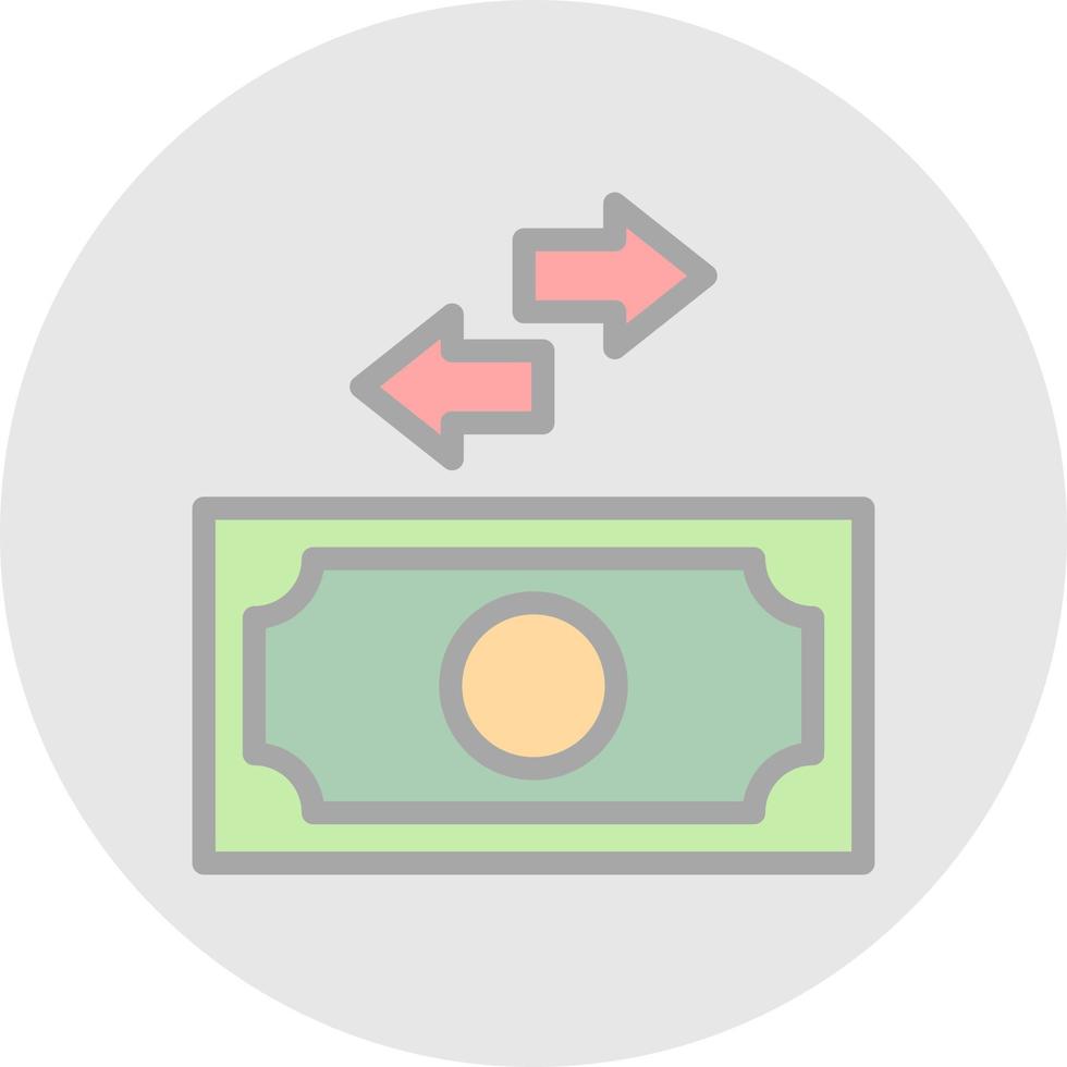 Cash Flow Vector Icon Design