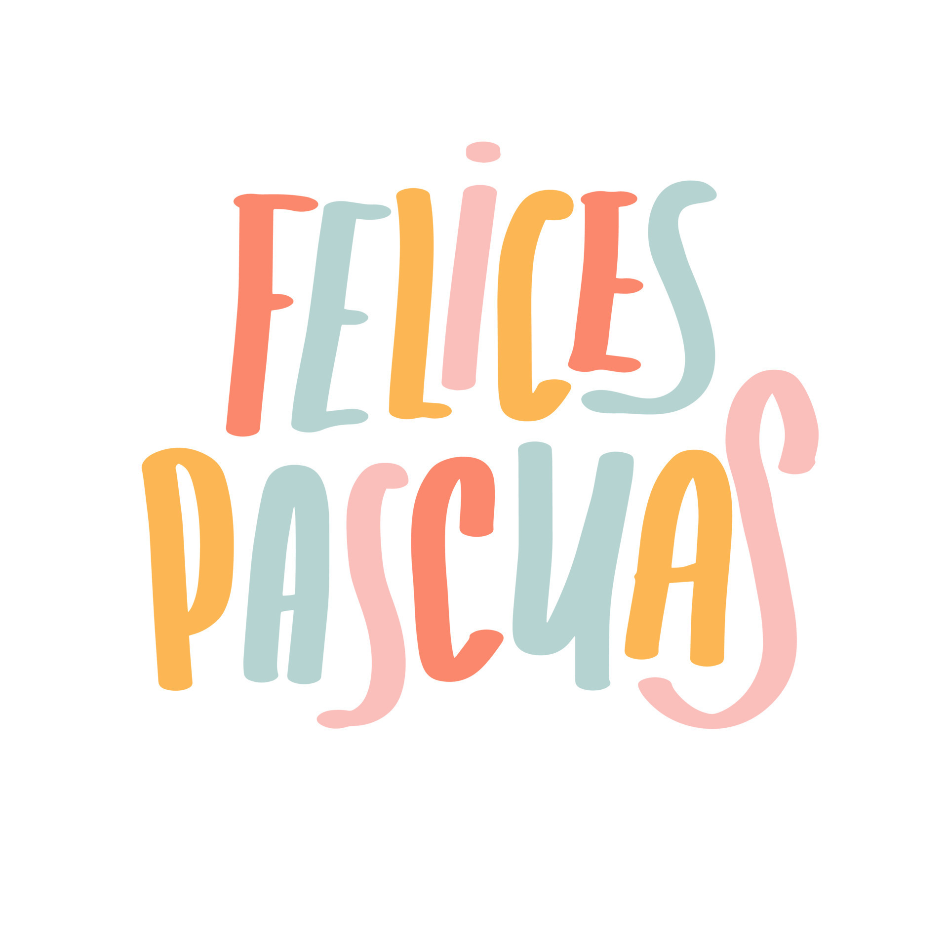felices pascuas caligrafía saludo frase. contento Pascua de