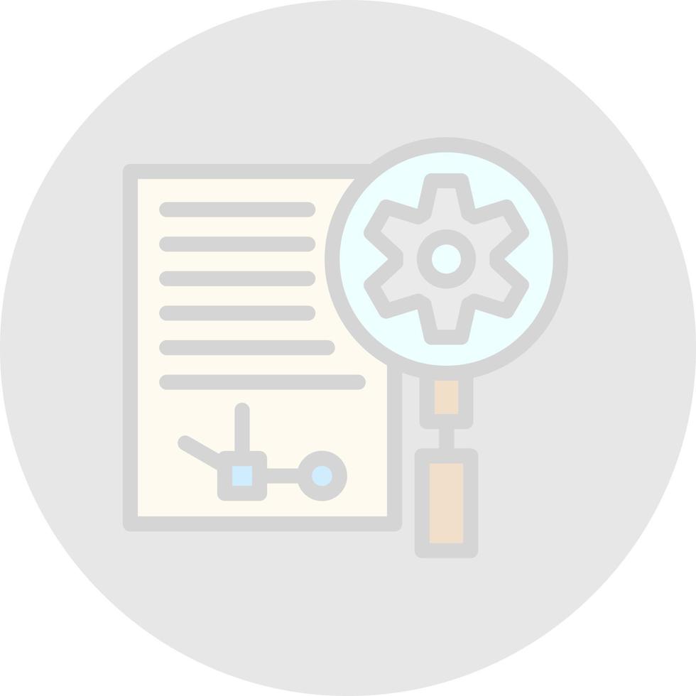 Research And Development Vector Icon Design