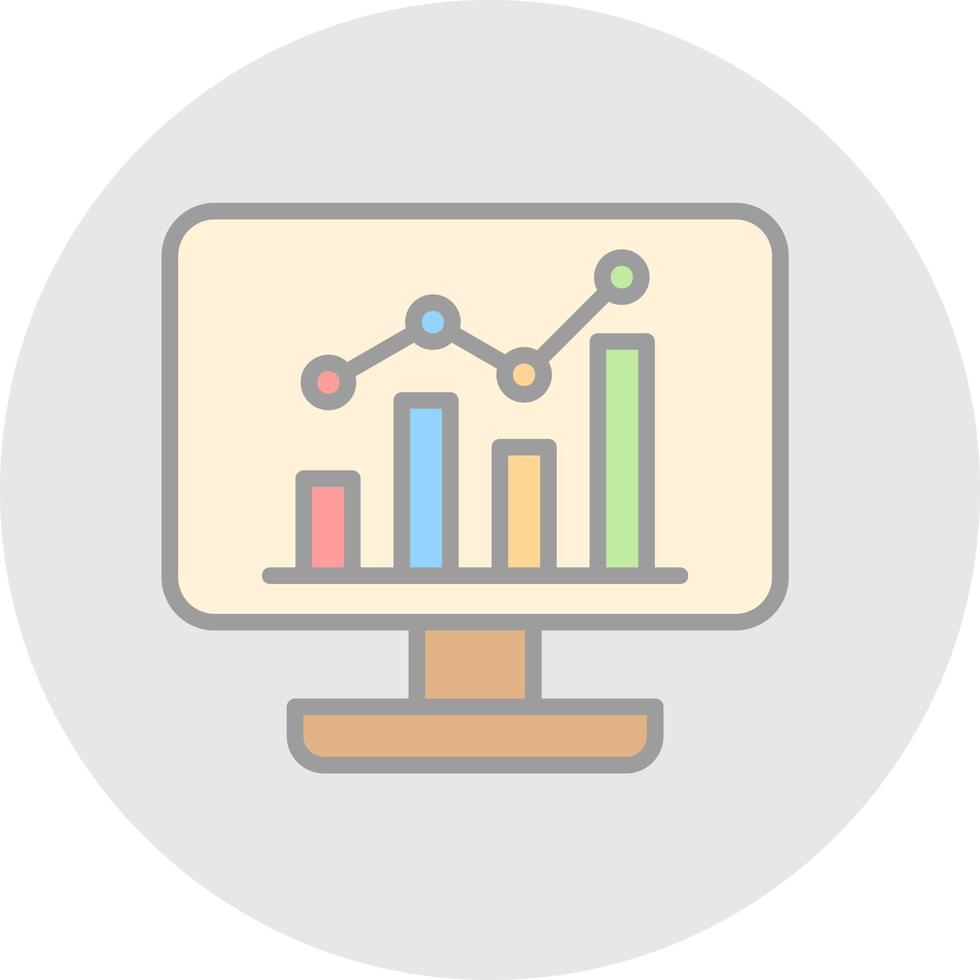 Analytics Vector Icon Design