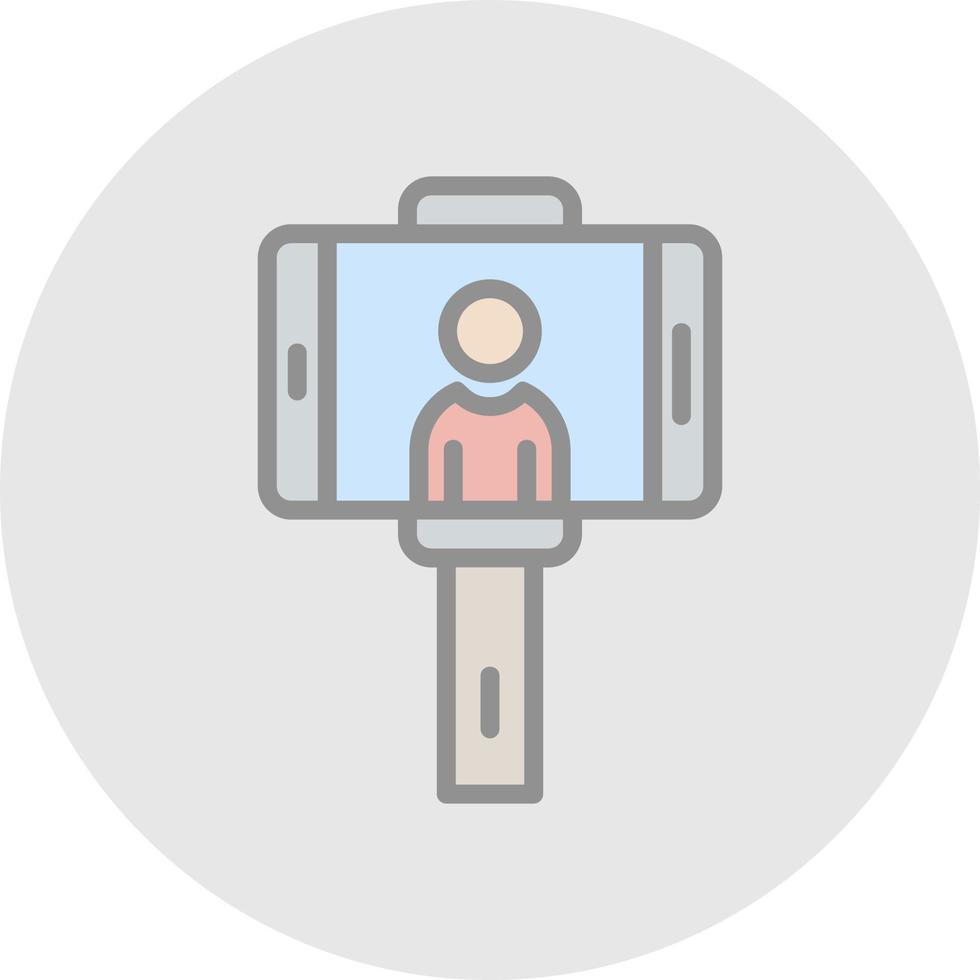 Vlogger Vector Icon Design