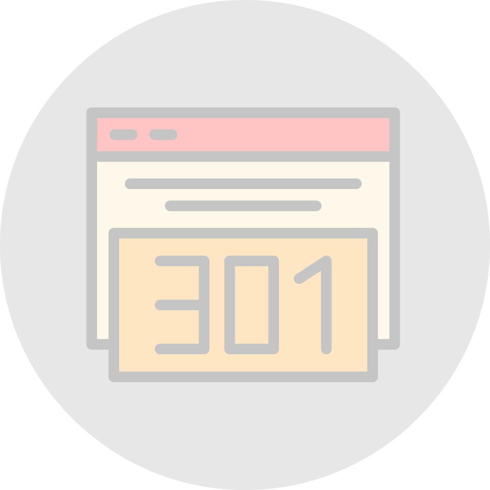 301 Redirect Vector Icon Design