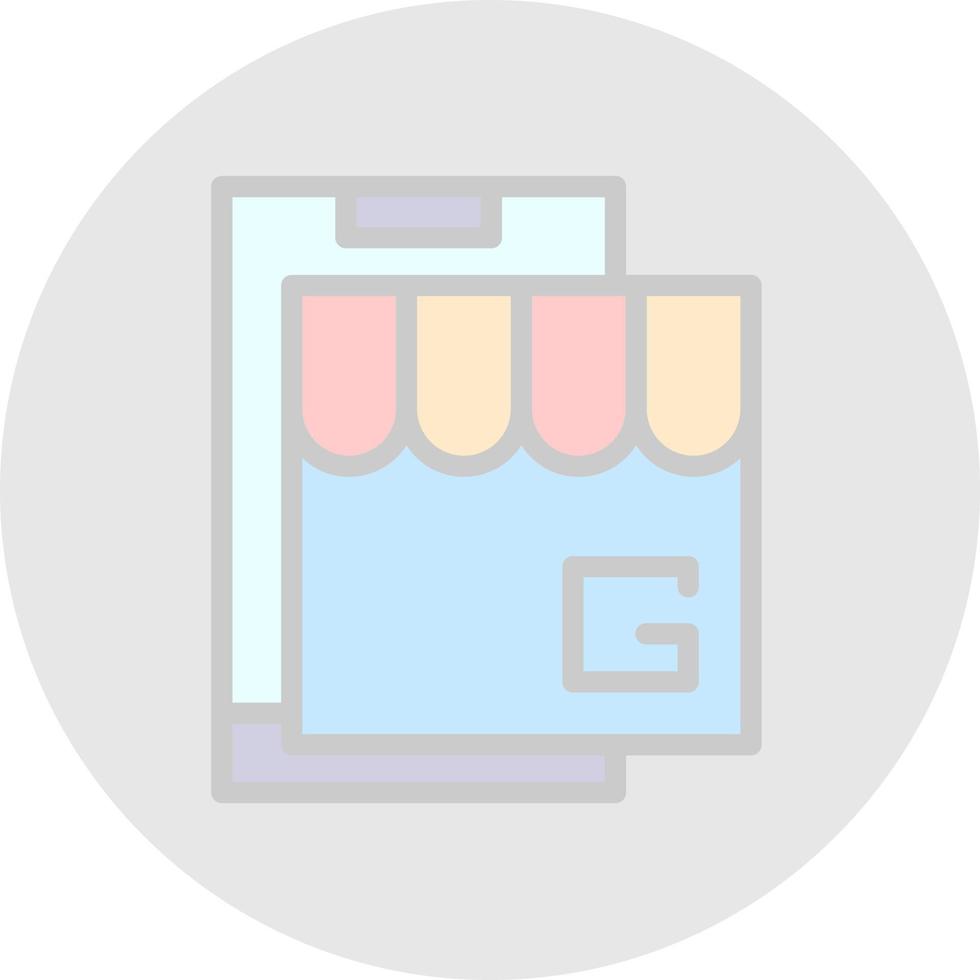 Google My Business Vector Icon Design