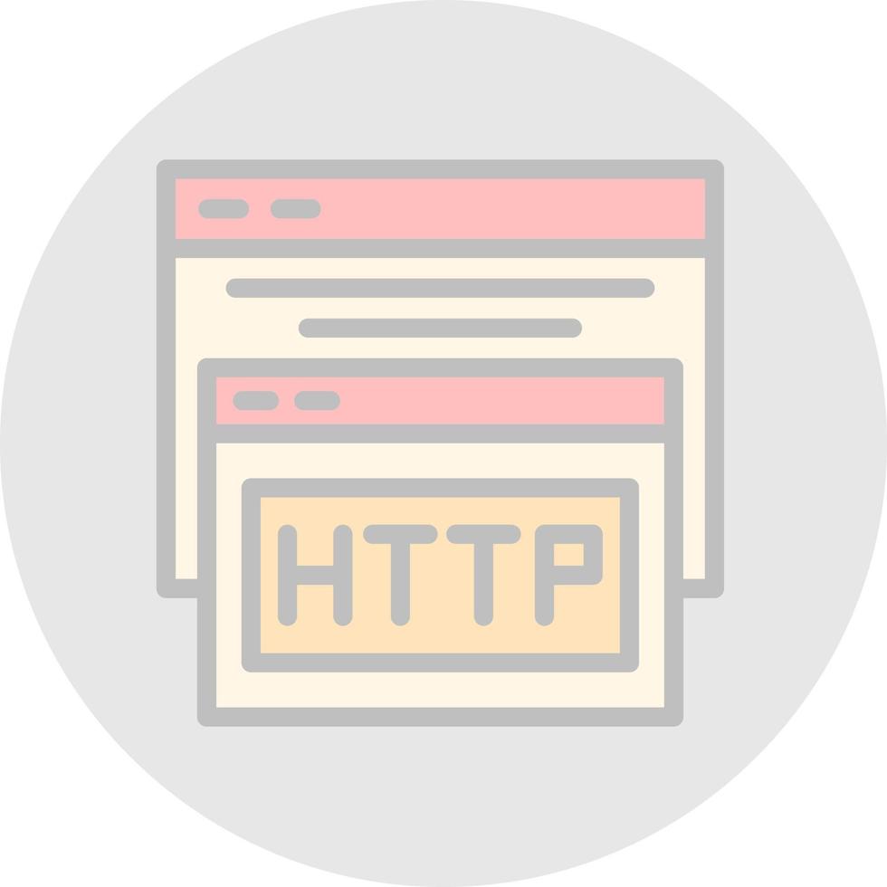 Http Vector Icon Design